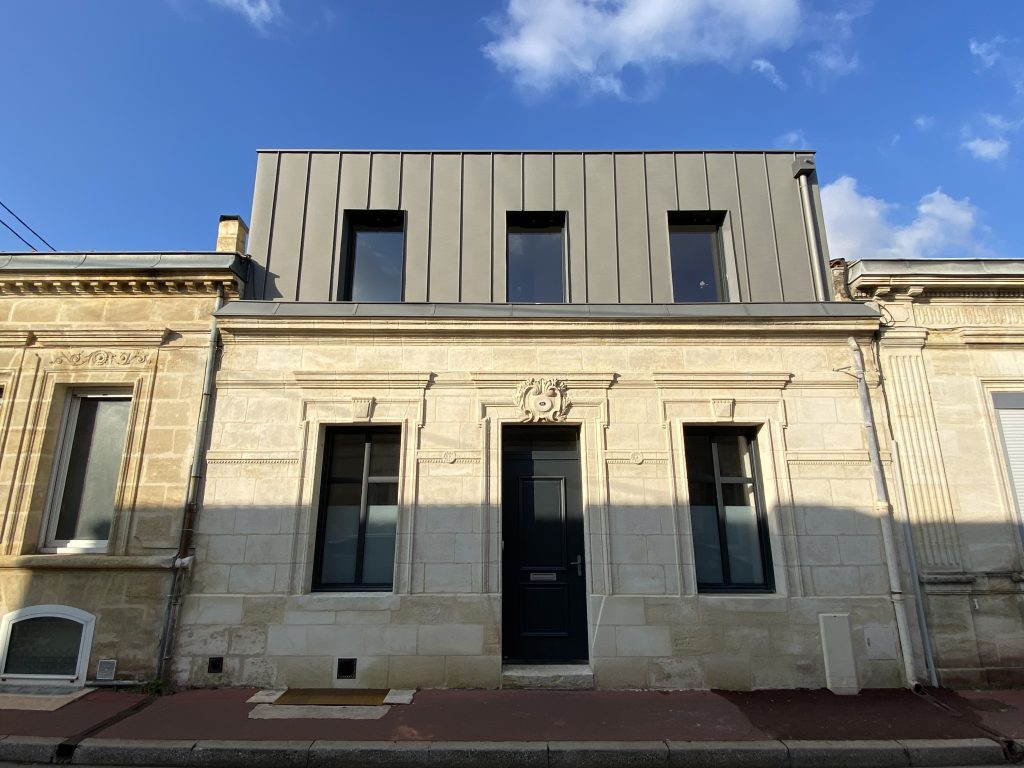 Surélévation maison au Bouscat