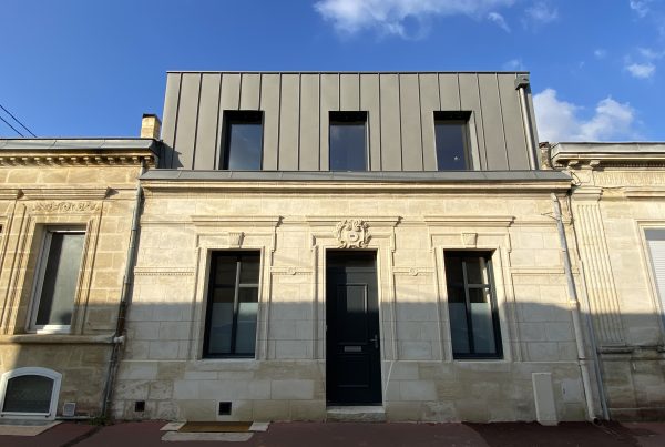 Surélévation maison au Bouscat