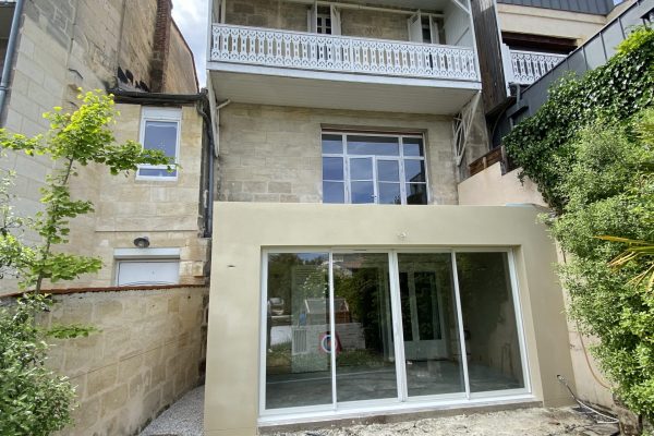 Rénovation partielle - Extension en rez de jardin
