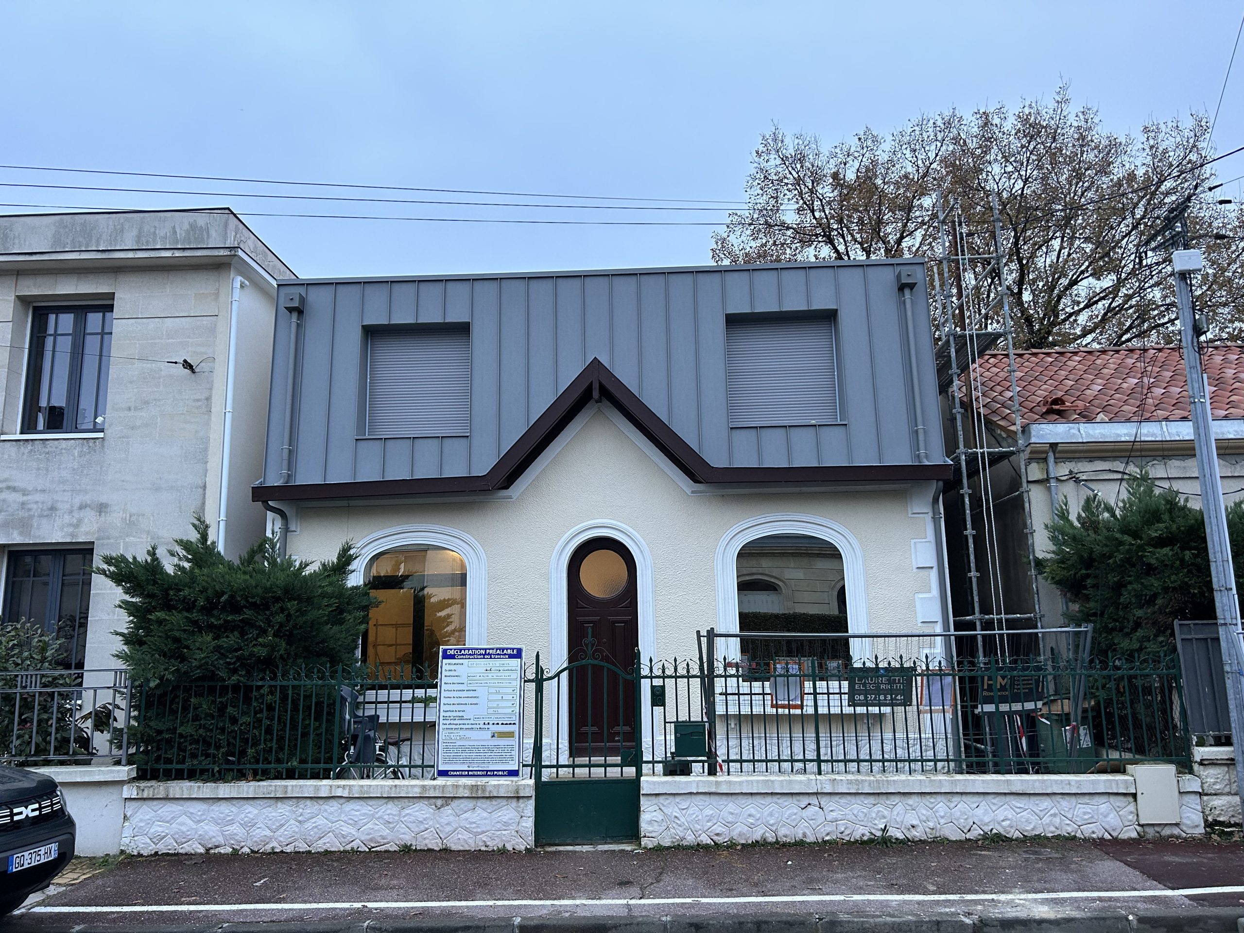 Surélévation d’une maison individuelle - Parc Bordelais
