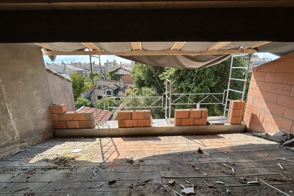 Création d’un r+2 d’une belle maison bourgeoise bordelaise